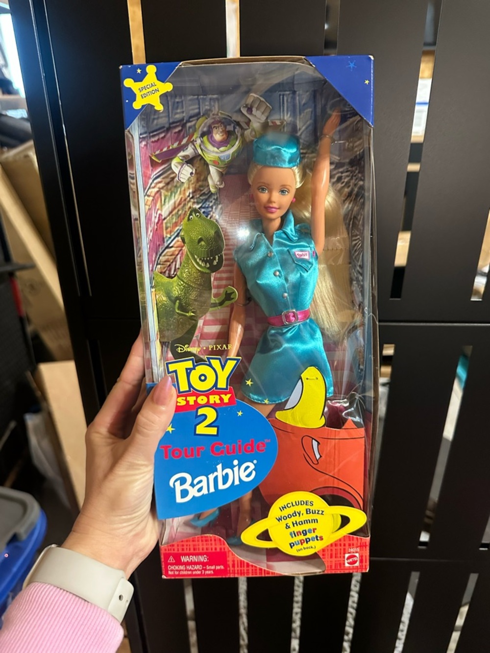 Mattel Barbie Tour Guide Doll in Shiny Teal Outfit
